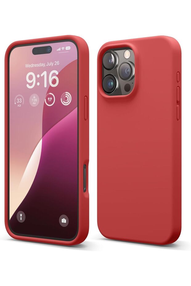 Elago Liquid Silicone Case for iPhone 16 Pro Max, Full-Body Protection, Shockproof, Slim, Scratch-Re