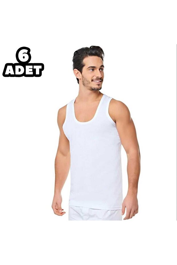 قميص رجالي من القطن الممشط 6 قطع - 1