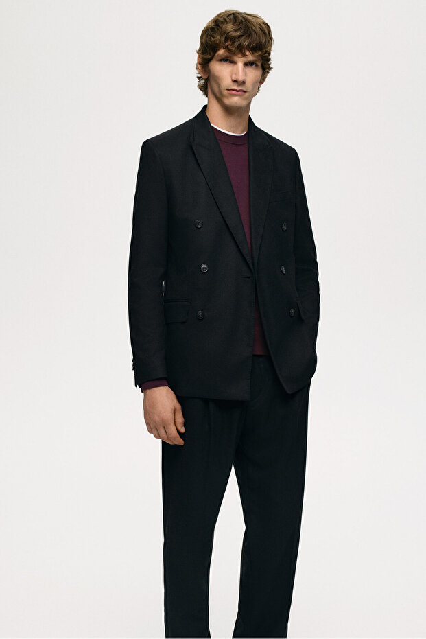 Daralan Paçalı Pantolon Regular Fit - 2