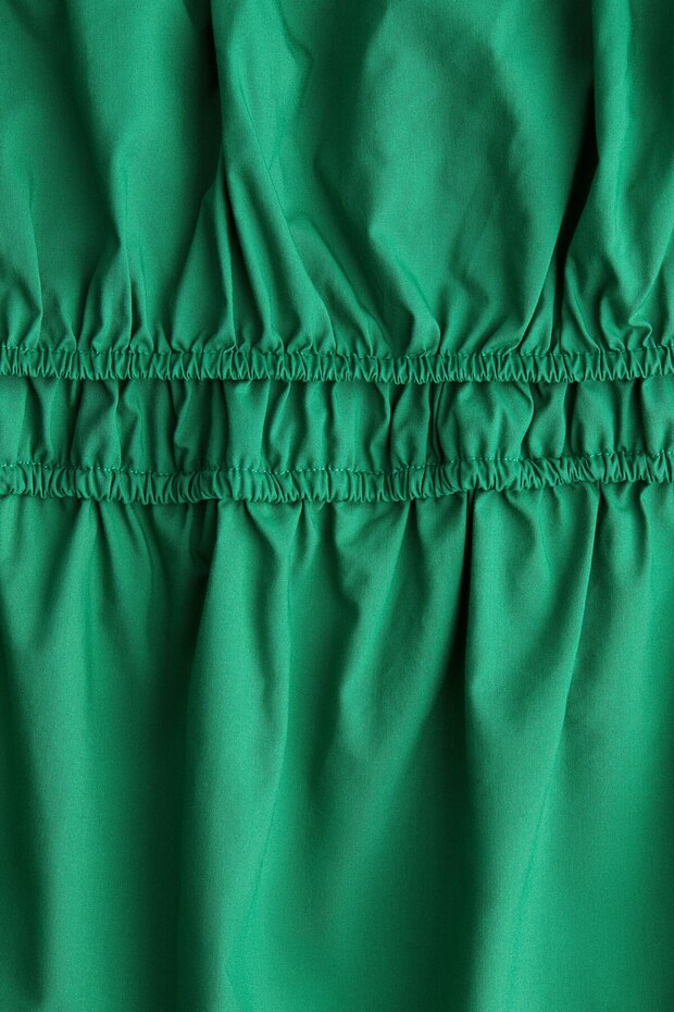 MAMA Askılı Poplin Elbise - 6