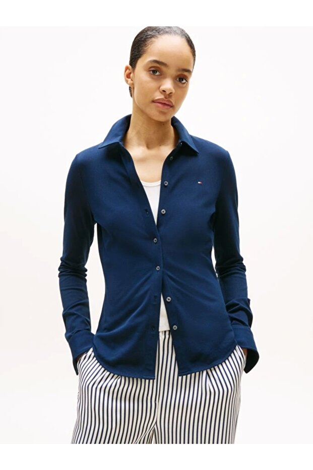 1985 SLIM PIQUE BTN LE LS - 4