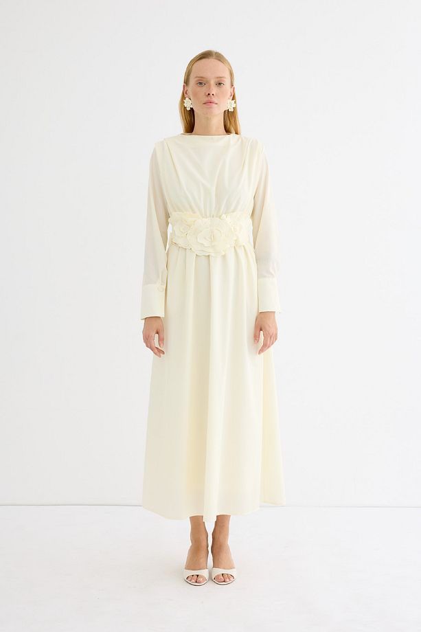 Hera Elbise Soft Sarı - 8
