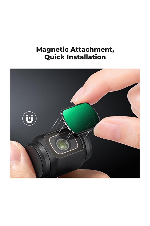 Magnetic Black Mist 1/2 Filter ( DJI Osmo Pocket 3 combo Uyumlu ) - 3