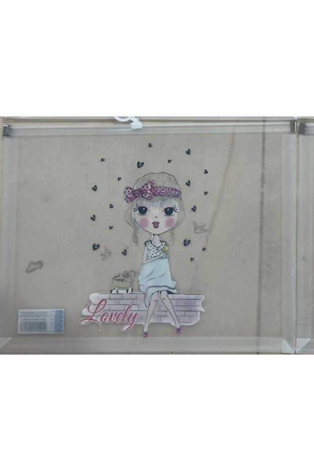 A4 Patterned Zippered File - 1