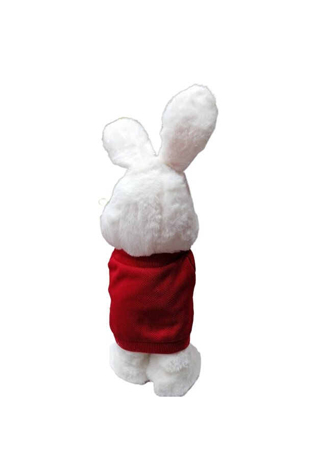 Interactive Dancing Bunny with Voice Repeat, Red, 37 cm - 3