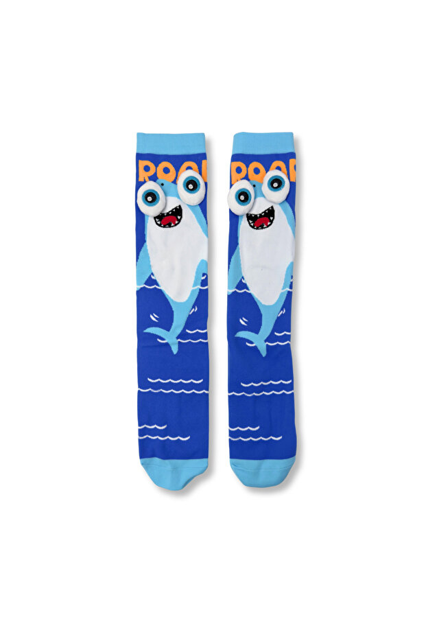 Funky 3D High Socks for Kids & Teens – Fun Socks - Shark