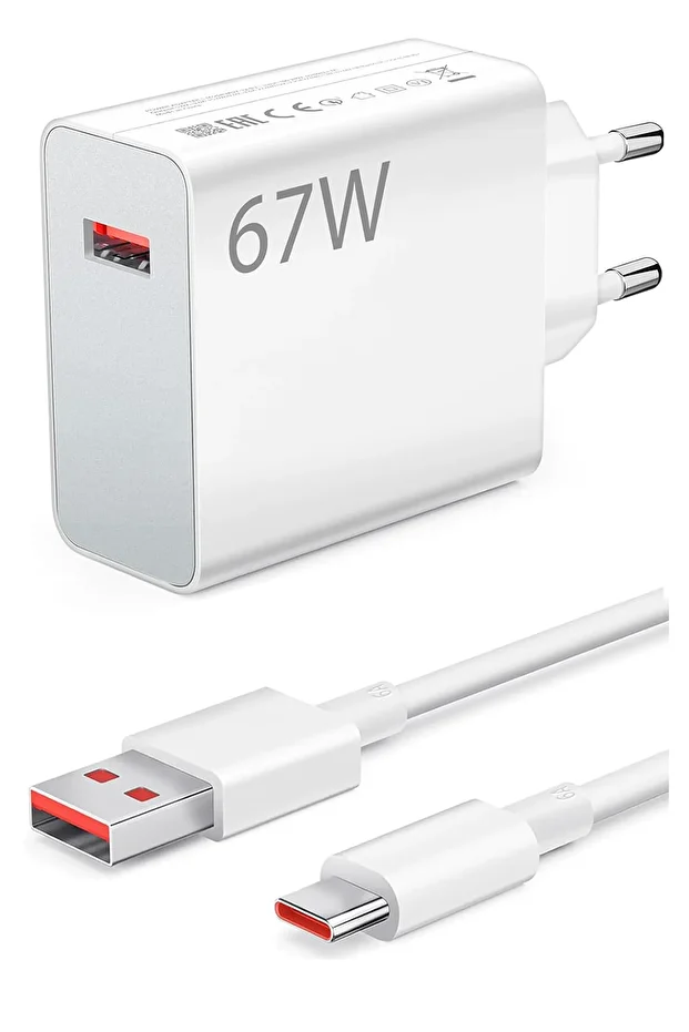 Samsung Galaxy M32 M33 M34 M35 M40 Şarj Aleti 67w Type C Fast Hızlı SET SZ-SG51 - 1