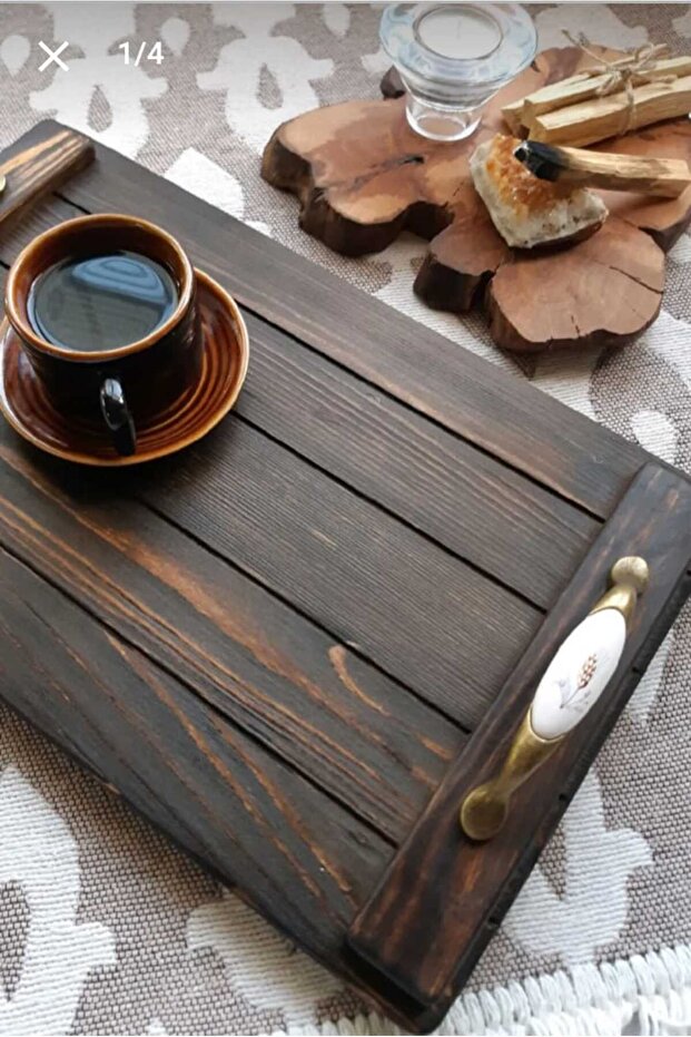 ahşap sunum ahşap tepsi - 1