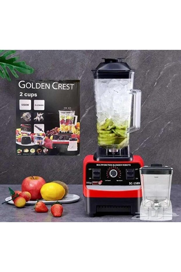 Electric Blender from Gold Crest with Multi-Function Grain Mill, 2.5 Liter Adjustable Capacity - 3