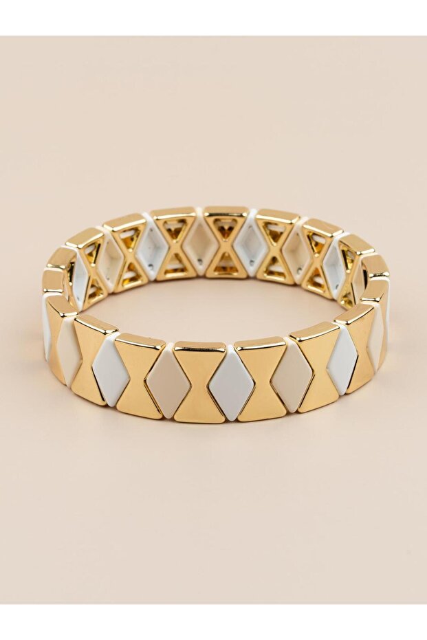 Elariva Porcelain Coated Elastic Bracelet