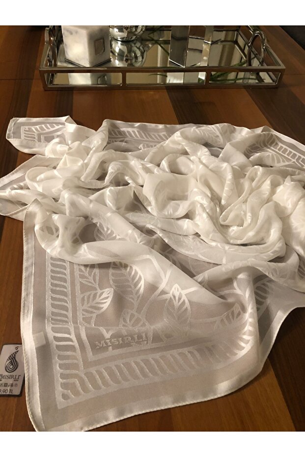 Mısırlı Eşarpları Yakma Devore Model Eşarp - 1