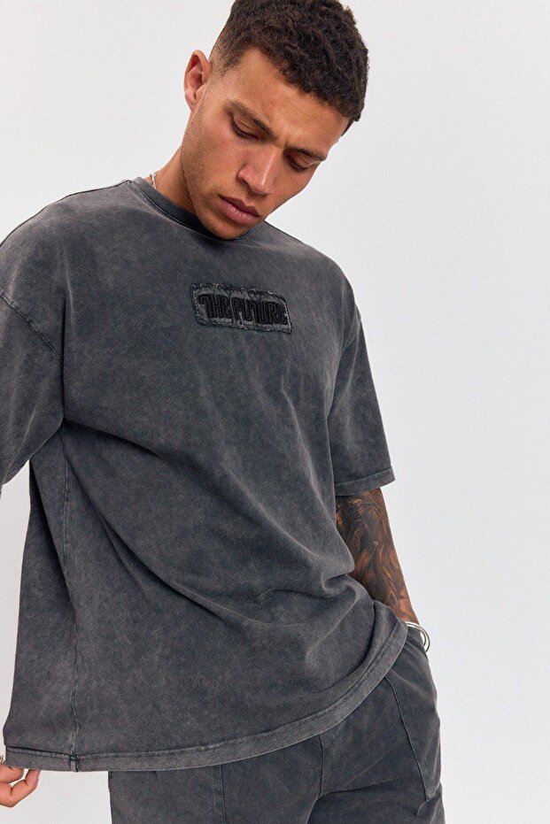The Future Yıkama Oversize Tshirt - 2