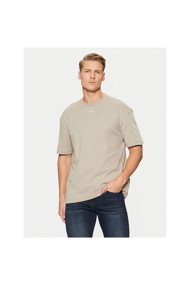 Ck K10k112487 Nano Logo Interlock Erkek Tshırt - 2