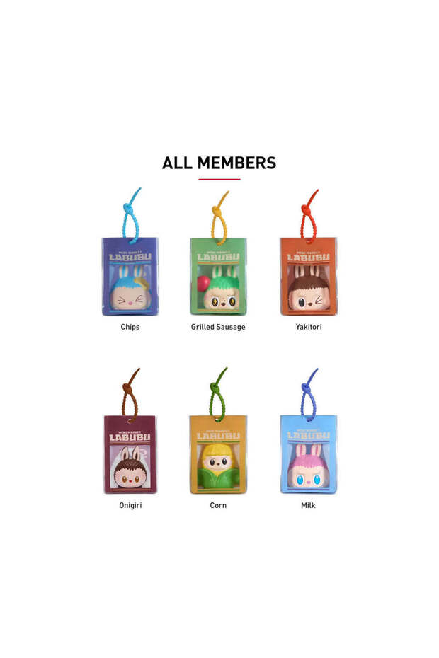 Labubu The Monsters Wacky Mart Series Squishy Charm Sealed Case - 4