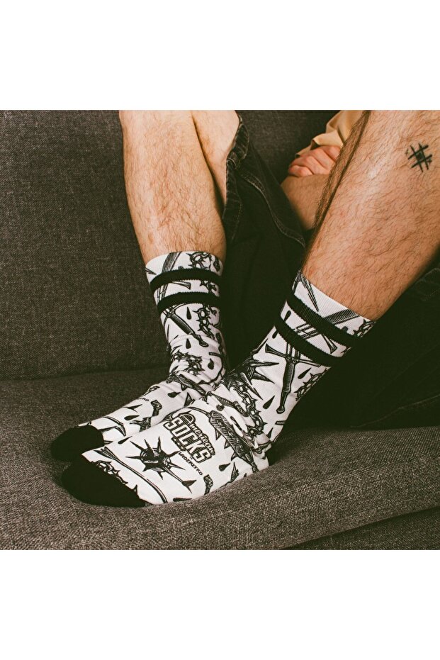 جوارب من القرون الوسطى متوسطة الارتفاع - 5