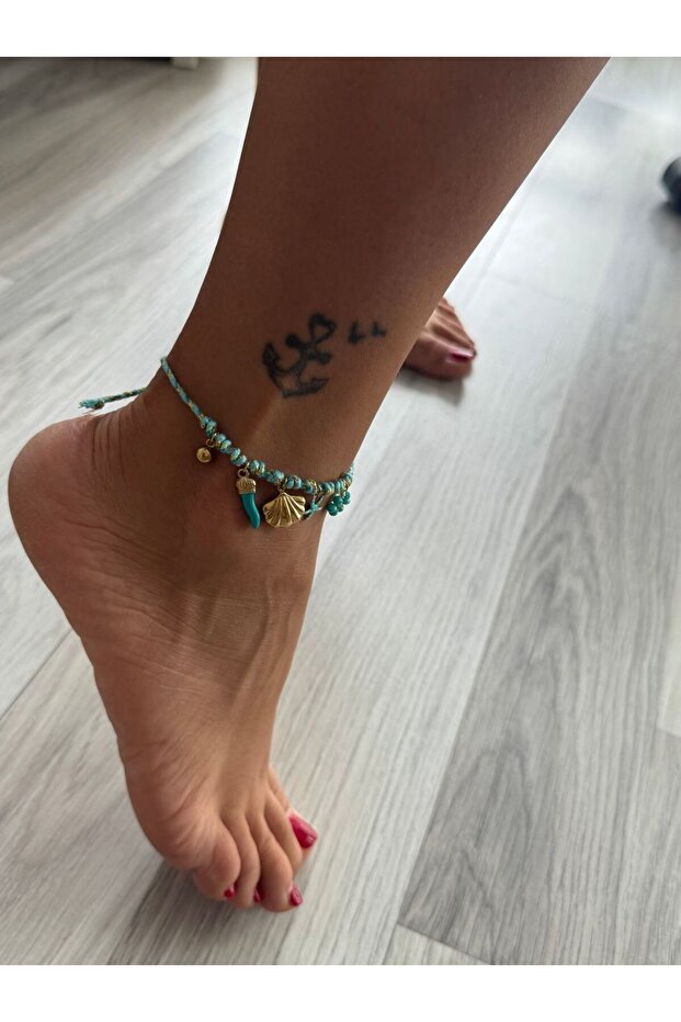 Sea Whisper Steel Anklet and Bracelet