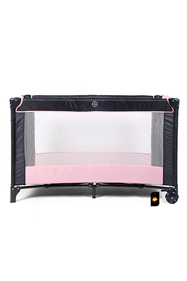Baby Folding Bed (with Cushion, Wheels)