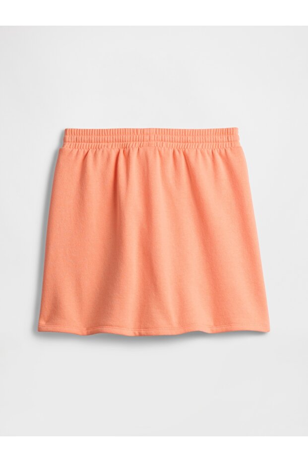 Kız Çocuk Turuncu Logo Pull-On Etek - 3