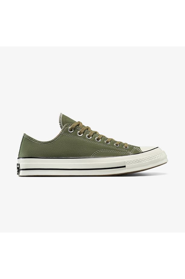 Chuck 70 Houndstoothed Unisex Haki Sneaker - 1
