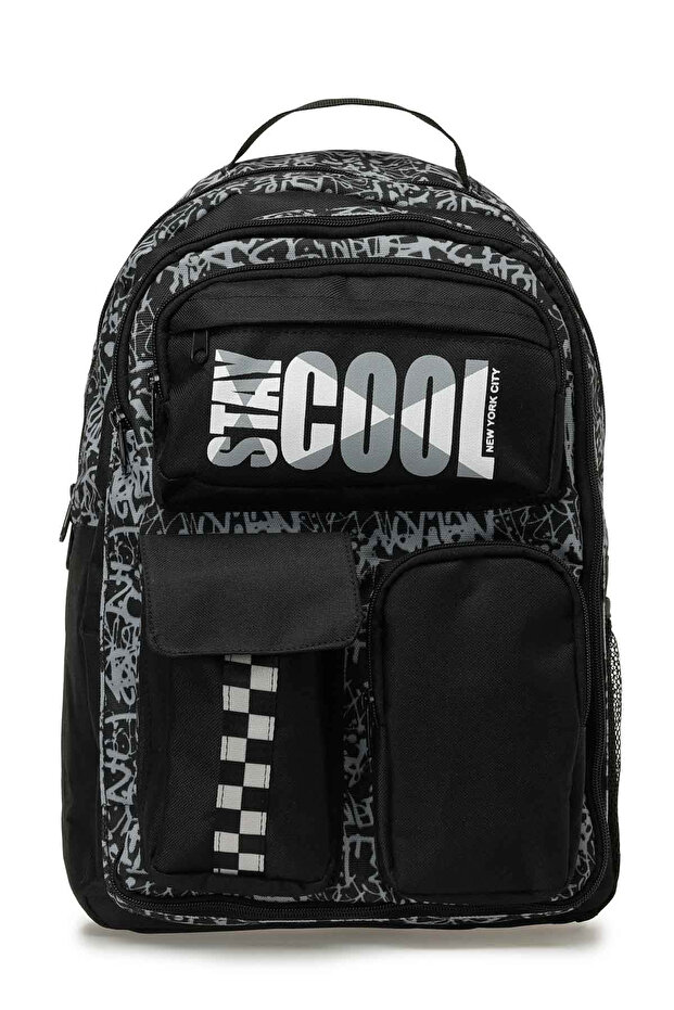 BTS BLACK COOL BPCK 5PR Siyah Erkek Çocuk Sırt Çantası - 1