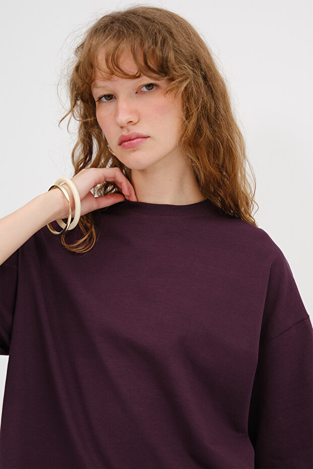 Basic Kalın T-shirt P10493-W7 - 4