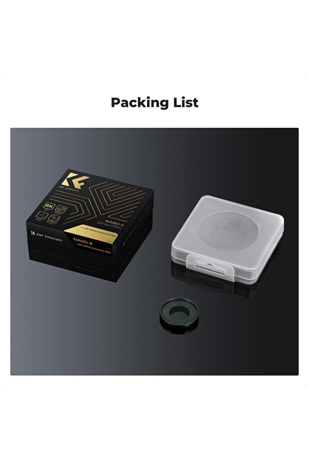 UV Filtre ( DJI Osmo Action 4/5 Pro uyumlu ) - 7