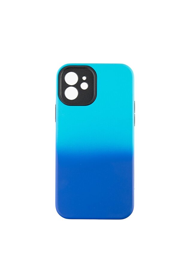 Gradient Collection Back Cover Compatible with iPhone 11 - Blue - 1