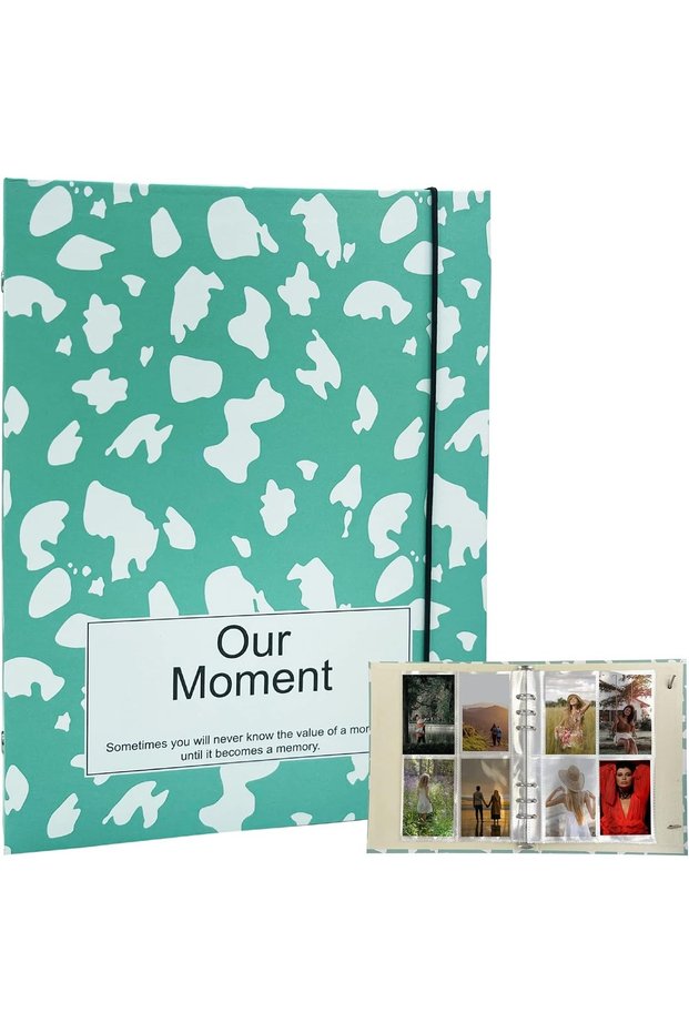 160 Pockets Photo Album with 30 Inner Pages A5 Photocard Holder | Sleeves 3 Inch Photo Album | Green