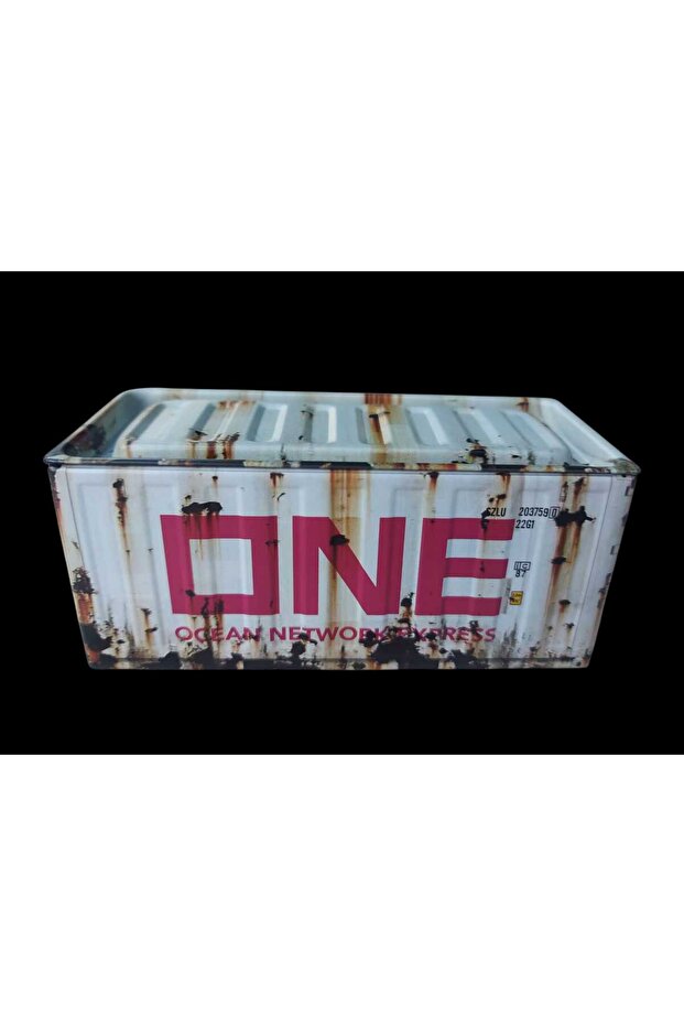 11.5x5x5.5 سم. نموذج منظم معدني على شكل حاوية واحدة
