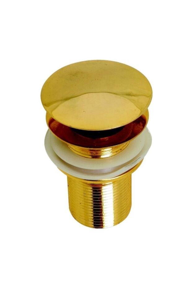 Sink Siphon Head Push-To-Open Gold - 1