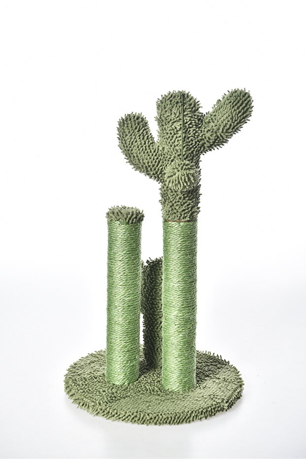 شجرة خدش القطط بتصميم الصبار - 3