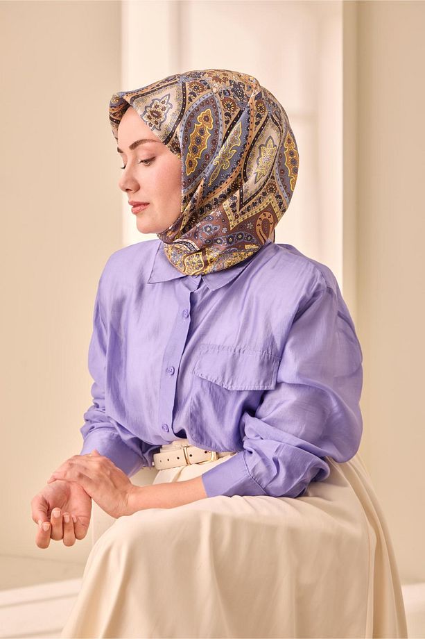 Twill İpek Eşarp 11476-37 - 4
