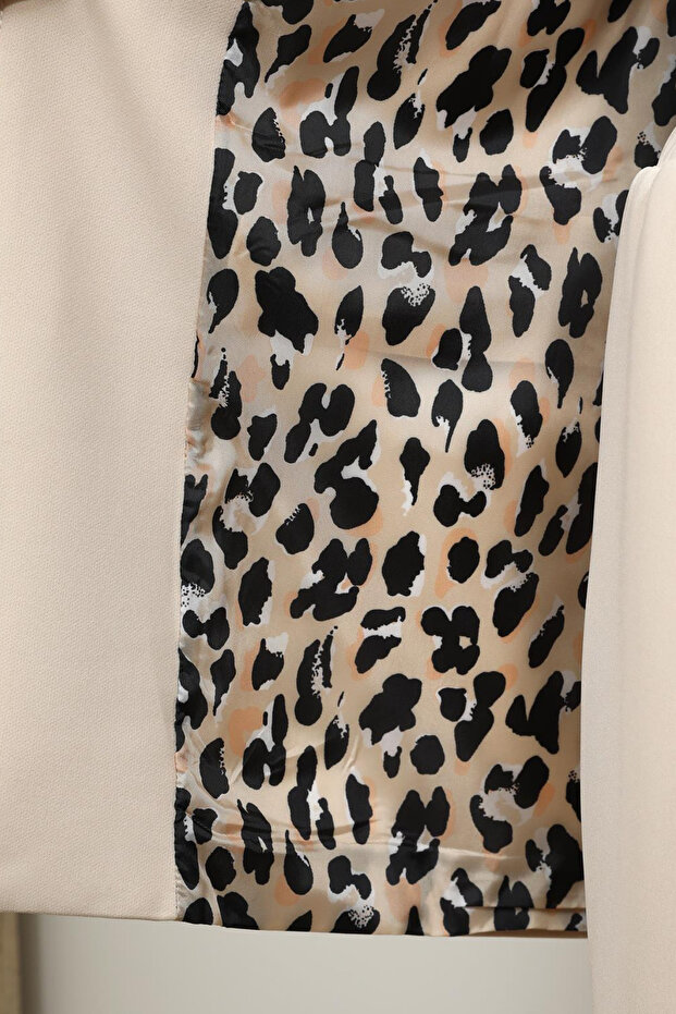Leopar Astarlı Blazer - 2