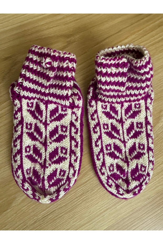 Hand Knitted Dowry Booties