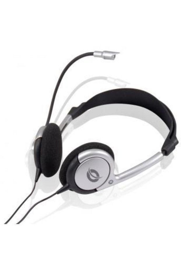 Casti cu Microfon CCHATSTAR 2 (Black-Silver)