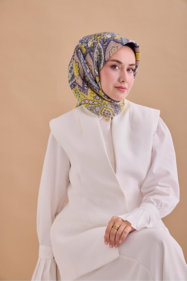 وشاح حرير تويل 11476-29