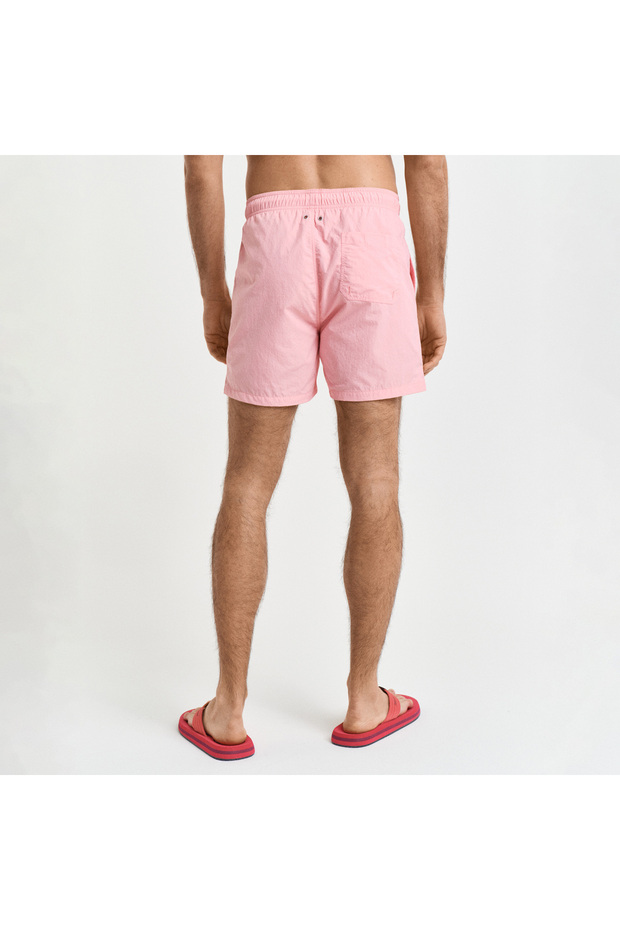 Erkek Pembe Regular Fit Mayo Şort - 3