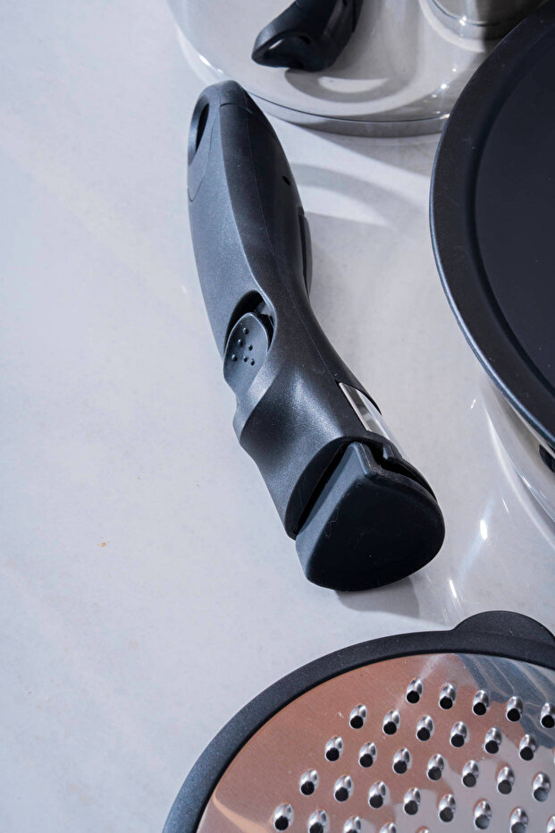 Mars 12 Parça Çelik Tencere Seti - 3