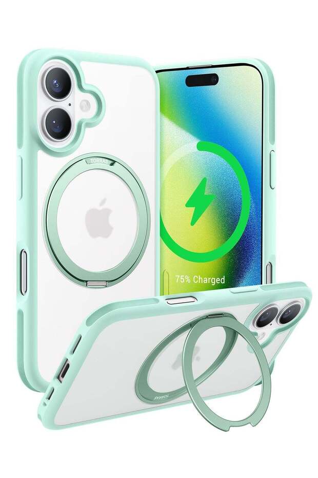 Upgraded 360° Rotatable Magnetic Ring for iPhone 16 Case