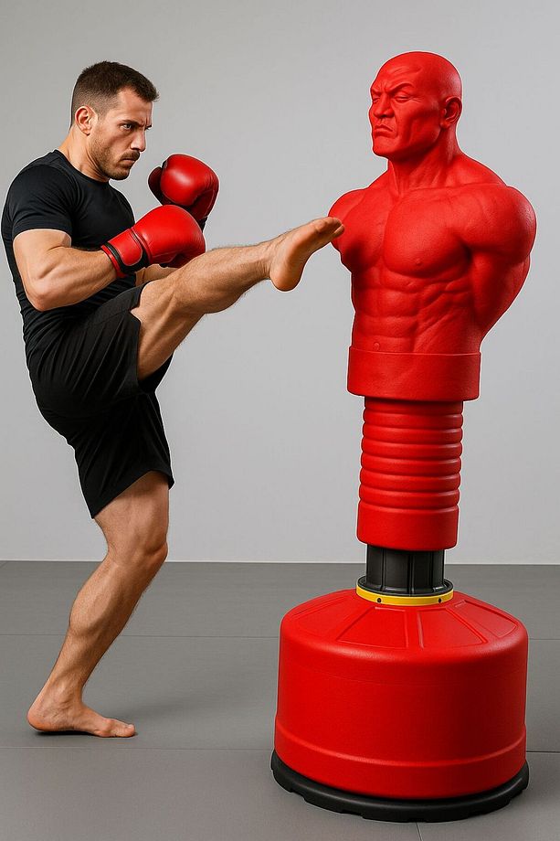 Boks Standı 180 Cm Adam Şekilli Silikon Boks Standı - 1