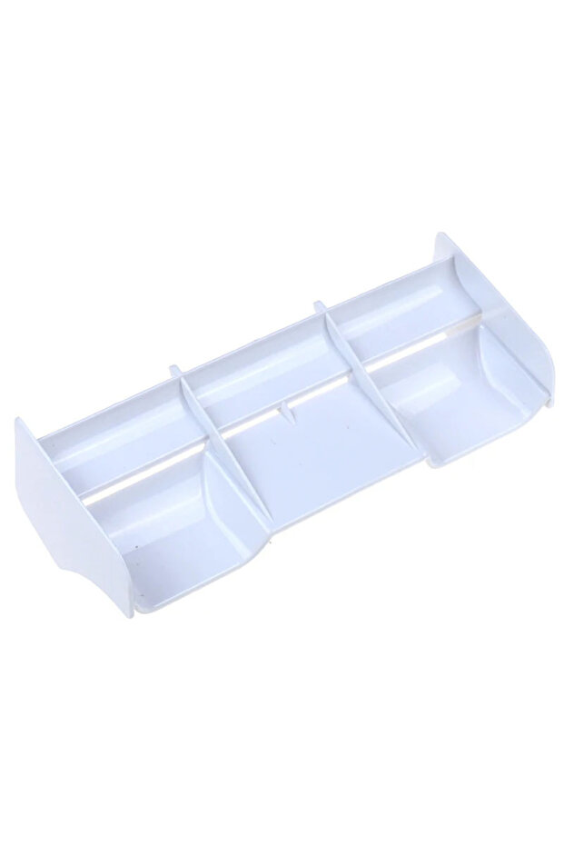 1 pcs white 1pcs Mayitr 1PC New Rear Wing Black Plastic For 1:8 Buggy RC Cars Portable Practical Acc