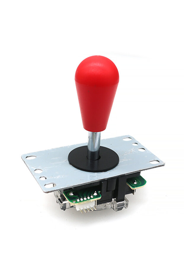 Red battop Copy Sanwa Joystick 8 Way Arcade Stick Battop Round Top 5Pins Connector For USB Board PC