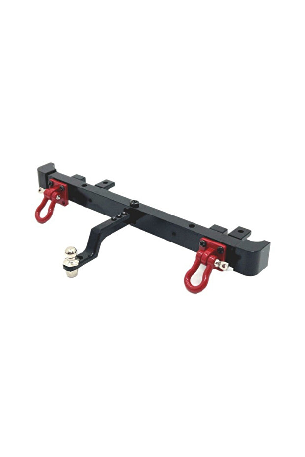 black Remote Control Car Accessories Metal Upgraded Rear Bumper Trailer Hook For MN Model 1/12 MN82