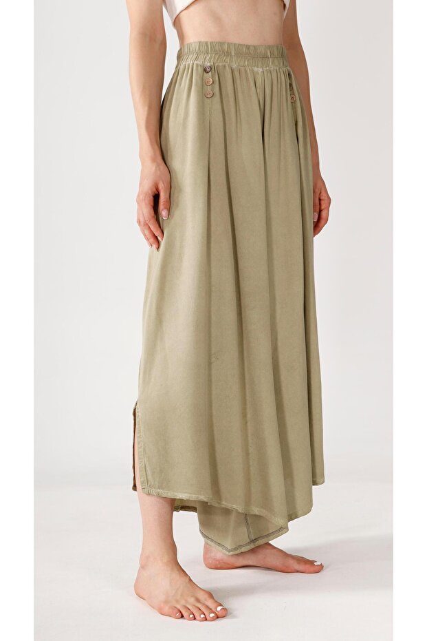 Keten Şalvar Etek - 2