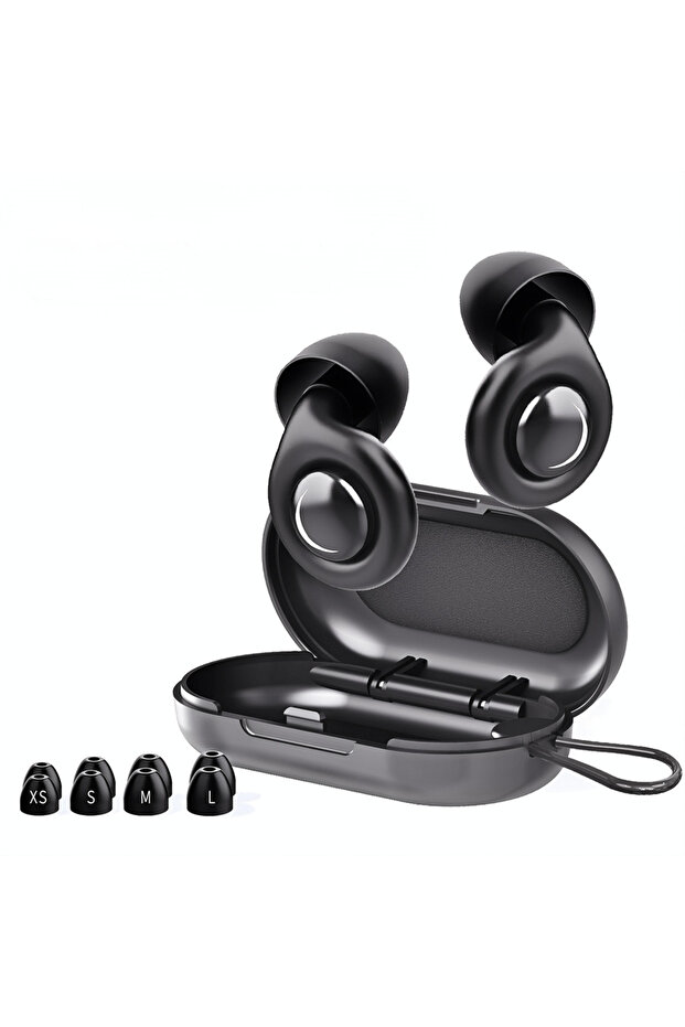 1set Reusable Silicone Ear Plugs - Noise Cancelling Hearing Protection For Sleep Concerts Travel & W