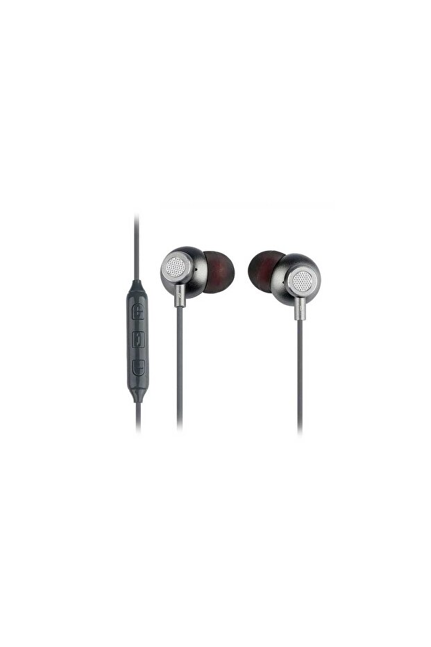 Earbuds Stereo Gray - 1