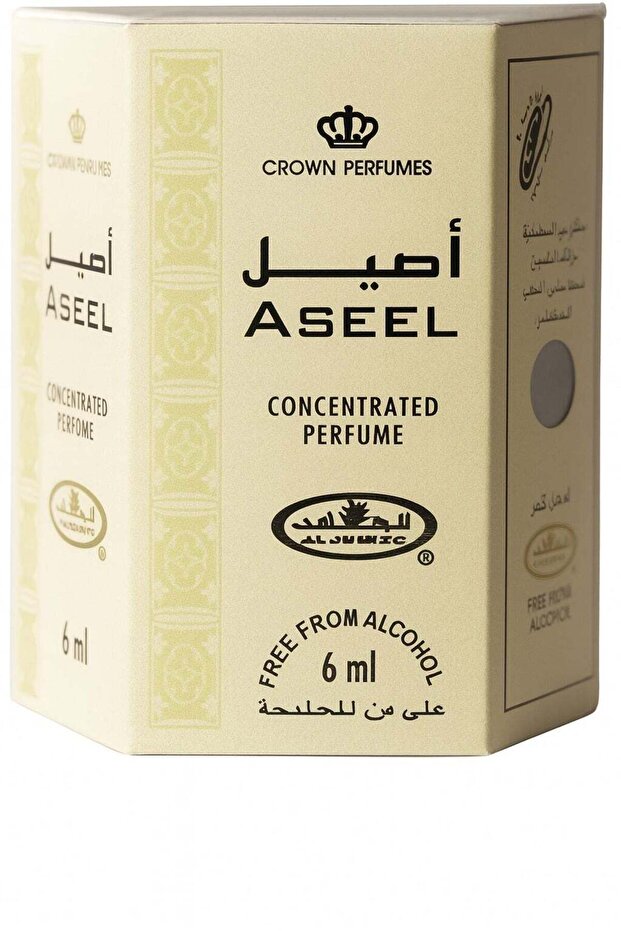 Al Rehab Aseel Concentrated Perfume Roll-On 6ml x 6 Pcs – Long Lasting Alcohol-Free Attar for Men