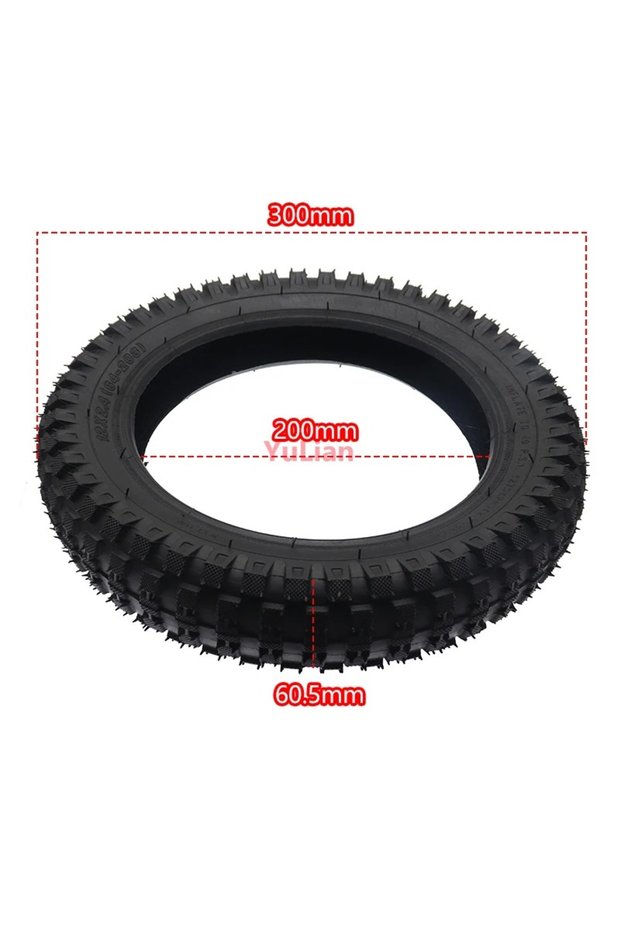 Outer tire 12x2.4(64-203) Tire Electric Scooter Tyre for Kids Bike 12 Inch 12*2.4(64-203) Children B