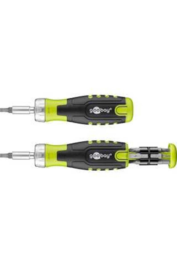 Flat screwdriver 4x100, magnetic tip made of chrome-vanadium alloy steel and non-slip rubber handle - 3