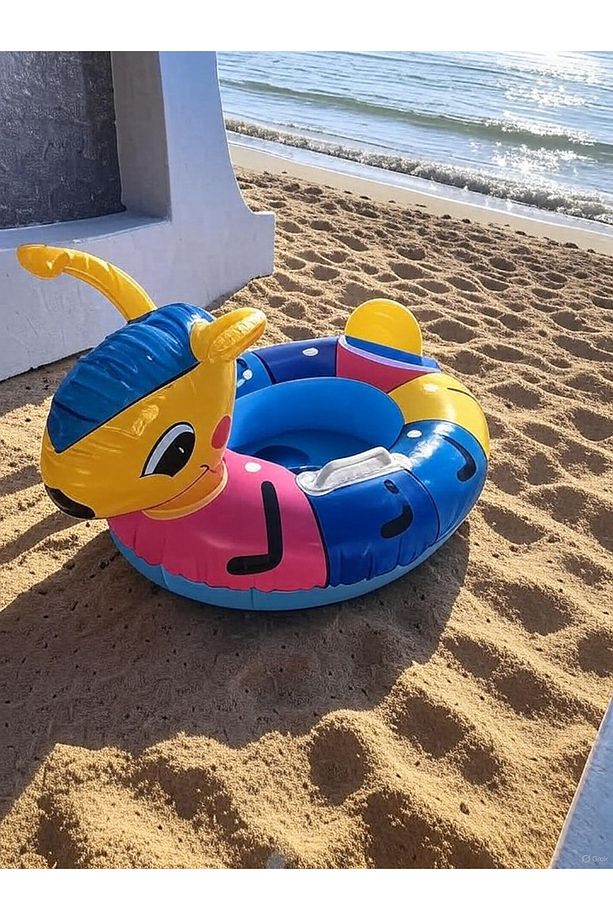 Çocuk Deniz Simidi unicorn Renkli Oturaklı Tutucaklı 0-4 Ya - 4